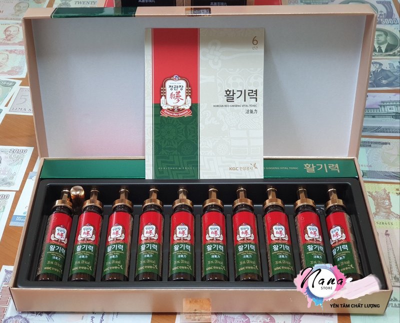 Nước Hồng Sâm Korean Red Ginseng Vital Tonic - 8809535593450
